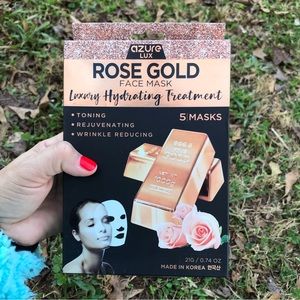 AZURE LUX ROSEGOLD FACE MASKS